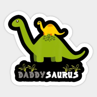 Daddysaurus Father Dinosaur Daddy Saurus Sticker